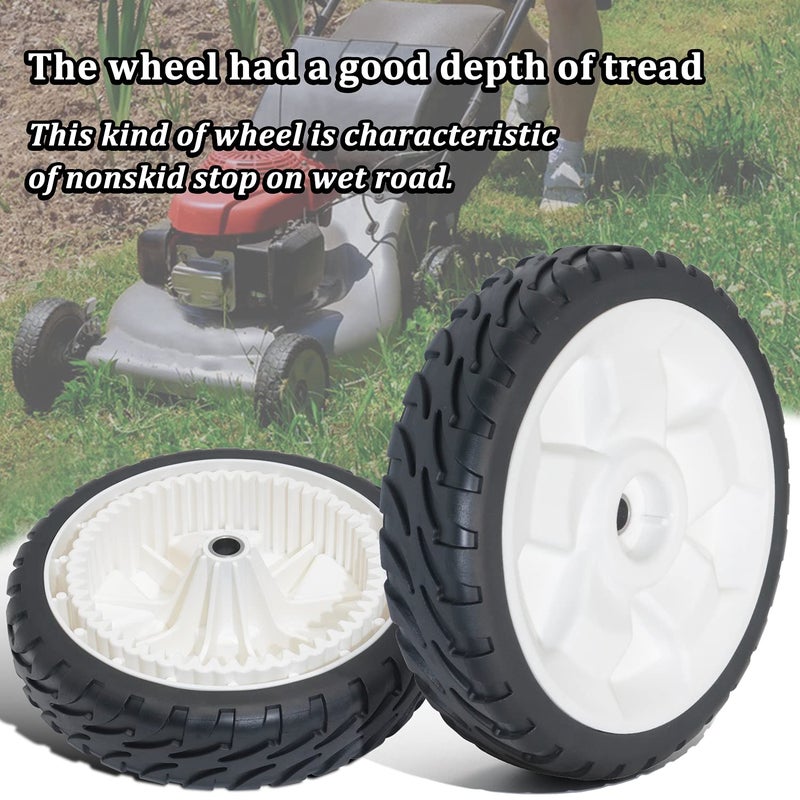 CheeMuii Drive Wheels for Toro 119-0311 20330 20339 20350 20370 20954 137-4832 115-2878 Stens 205-360 Front Drive Wheels 8"" Pack of 2 - Image 4